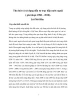 Thu hút vốn đầu tư trực tiếp nước ngoài giai đoạn 1988 - 2011