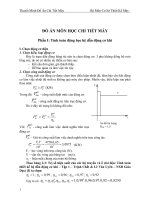 ĐỒ ÁN CHI TIẾT MÁY : Thiết kế hệ dẫn động băng tải gồm hộp giảm tốc 2 cấp bánh răng nối với một bộ truyền ngoài hộp ( Bánh răng côn trụ 2 cấp )