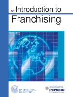 An introduction to franchising 