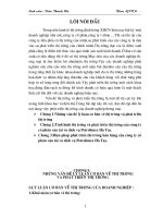 Tình hình thị trường và phát triển thị trường của công ty cổ phần vận tải và dịch vụ Petrolimex Hà Tây.DOC