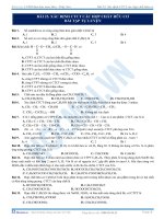 Bài 23: Xác định CTCT của các hợp chất hữu cơ