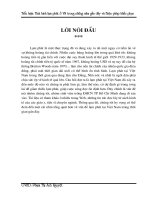 Tình hình lạm phát ở Việt Nam trong những năm gần đây và Biện pháp khắc phục.doc