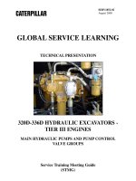 Hệ thống thủy lực máy đào CATERPILLAR SERIE D - P5