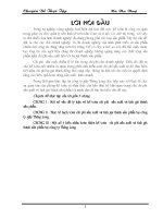 Một số ý kiến nhằm hoàn thiện kế toán chi phí sản xuất và tính giá thành sản phẩm tại Công ty Giầy Thăng Long.DOC
