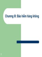 Slide bài giảng Bảo hiểm trong kinh doanh - Chương 3