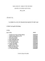 VAI TRÒ CỦA CÁN CÂN THANH TOÁN QUỐC TẾ VIỆT NAM.doc