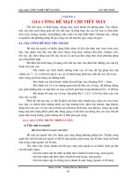 Công nghệ chế tạo máy - Chương 6