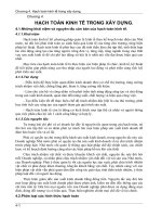 Kinh tế xây dựng - Chương 4