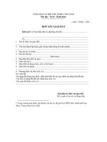 Đơn xin giao đất 