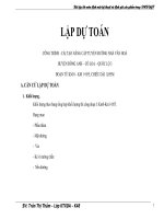 Bài tập lớn môn Định mức kỹ thuật và định giá sản phẩm