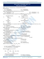 Bài 5: Đại cương hóa hữu cơ -1