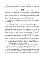 Phân tích nội dung của biện pháp bảo đảm đối xử bình đẳng giữa các nhà đầu tư để làm rõ Luật đầu tư năm 2005 đã tạo ra một khung luật pháp chung cho các nhà đầu tư trong nước và nhà đ��.doc