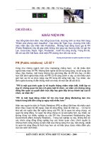 Quan hệ công chúng - PR, những điều cần biết