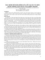 Xác định độ bám dính của gỗ cao su và keo dyno trong sản xuất ván ghép thanh determiation on adhesiveness between rubberwood and dyno glue