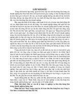 Hoàn thiện công tác kế toán nghiệp vụ tiêu thụ hàng hóa trong doanh nghiệp thương mại.doc