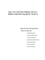 QUY TẮC TỐ TỤNG TRỌNG TÀI CỦA PHÒNG THƯƠNG MẠI QUỐC TẾ (ICC).doc