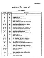 Cơ sở thiết kế máy - Chương 7,8,9
