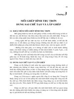 Chương 3: Mối ghép hình trụ trơn dung sai chế tạo và lắp ghép