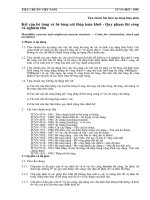 Kết cấu bê tông và bê tông cốt thép toàn khối