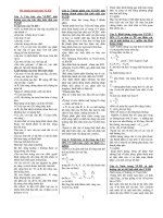 Đề cương vật liệu kỹ thuật