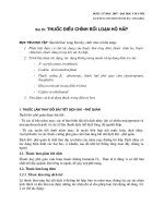 Dược lý học - Bài 28