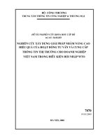 Nghiên cứu xây dựng giải pháp nhằm nâng cao hiệu quả của hoạt động tư vấn và cung cấp thông tin thị trường cho doanh nghiệp Việt Nam trong điều kiện hội nhập WTO.pdf