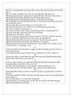 Trắc nghiệm và bài tập bảo hiểm