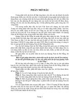 Một số giải pháp khai thác, phát triển tuyến du lịch chủ đề con đường di sản thế giới nhằm phục vụ cho việc phát triển du lịch tại quảng nam & đà nẵng..doc