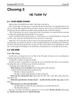 Bài giảng Điện tử số 1 - Chương 5