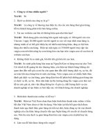  Các câu hỏi của khách hàng