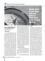 Kinh tế VN trên đà tăng trưởng - Chính sách vĩ mô kiềm chế lạm phát và kích thích tăng trưởng kinh tế