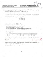 Đề thi môn nhập môn phương pháp tính