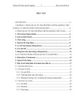 Áp dụng các công cụ toán tài chính trong phân tích danh mục đầu tư và ứng dụng trong thị trường chứng khoán Việt Nam.DOC