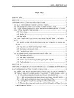 Một số giải pháp nâng cao khả năng cạnh tranh chuỗi hệ thống bán lẻ Hapro Mart trên địa bàn Thủ đô của Công ty Siêu thị Hà Nội.doc