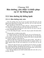 Bảo dưỡng hệ thống lạnh