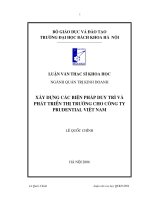 Xây dựng các biện pháp duy trì và phát triển thị trường cho công ty BHNT Prudential Việt Nam.pdf