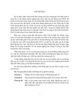 Hoàn thiện hoạt động Marketing quốc tế nhằm thúc đẩy xuất khẩu các sản phẩm hoá dầu tại Công ty Hoá dầu PETROLIMEX - PLC.DOC