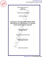  Đánh giá kết quả sớm trong điều trị thủng ổ loét dạ dày tá tràng bằng phẫu thuật nội soi