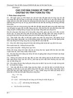 Thiết kế Âu tàu - Chương 8