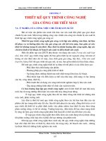 Công nghệ chế tạo máy - Chương 7