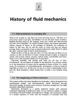 Introduction to fluid mechanics - P1
