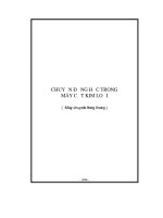 Chuyển động học trong máy cắt kim loại - Chương 7a