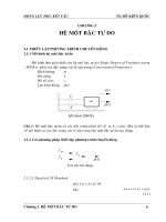 Động lực học kết cấu - Chương 2
