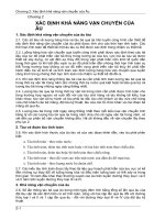 Thiết kế Âu tàu - Chương 2