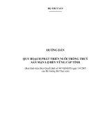 quản lý quy hoạch vùng nuôi thuỷ sản