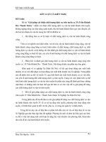 Đồ án Cải thiện chất lượng dịch vụ trên tuyến buýt 35 - Kết luận