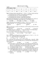 Đề luyện thi đại học vật lí 8