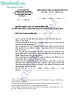 Quyết định bán nhà ở thuộc sở hữu Nhà nước và chuyển quyền sử dụng đất ở của Ủy ban nhân dân