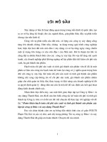 Hoàn thiện hạch toán chi phí sản xuất tính giá thành sản phẩm xây lắp tại Công ty Đầu tư và xây dựng Thanh Hoá.DOC