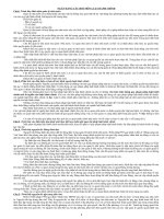 NGÂN HÀNG CÂU HỎI MÔN LUẬT HÀNH CHÍNH